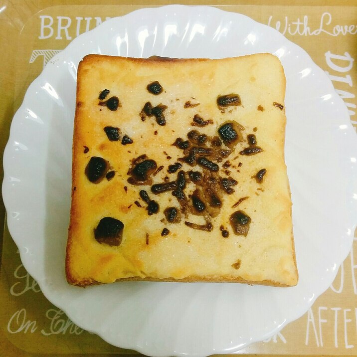 簡単☆おやつ!チョコチップメロンパントースト